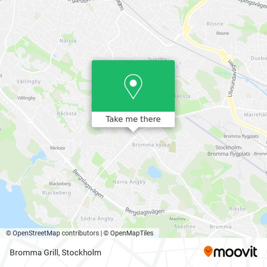 Bromma Grill map