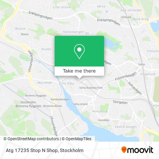 Atg 17235 Stop N Shop map