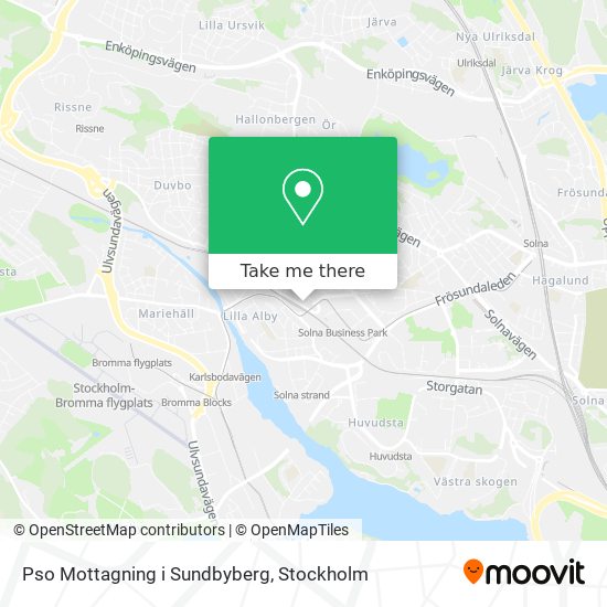 Pso Mottagning i Sundbyberg map