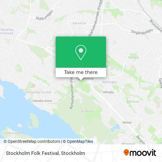 Stockholm Folk Festival map