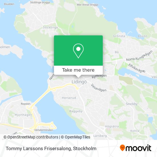 Tommy Larssons Frisersalong map