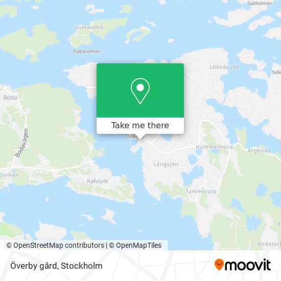 Överby gård map