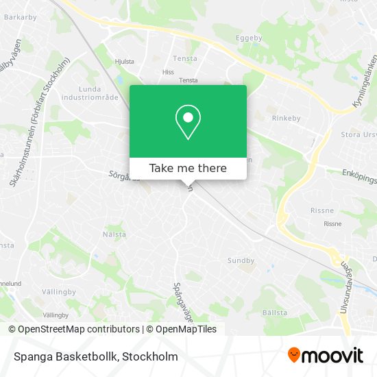 Spanga Basketbollk map