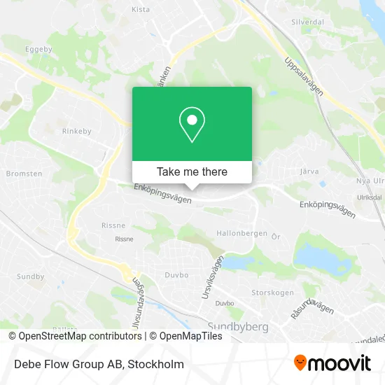 Debe Flow Group AB map