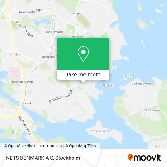 NETS DENMARK A S map