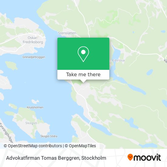 Advokatfirman Tomas Berggren map