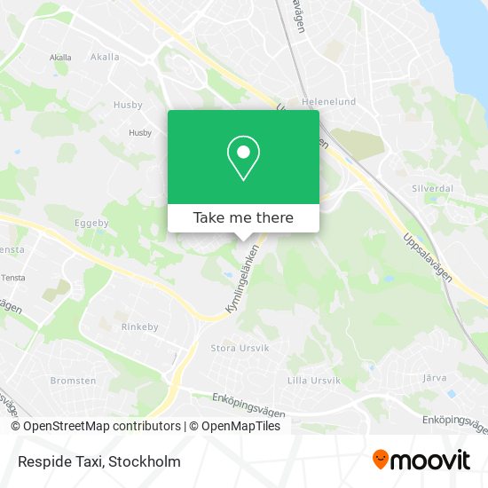 Respide Taxi map