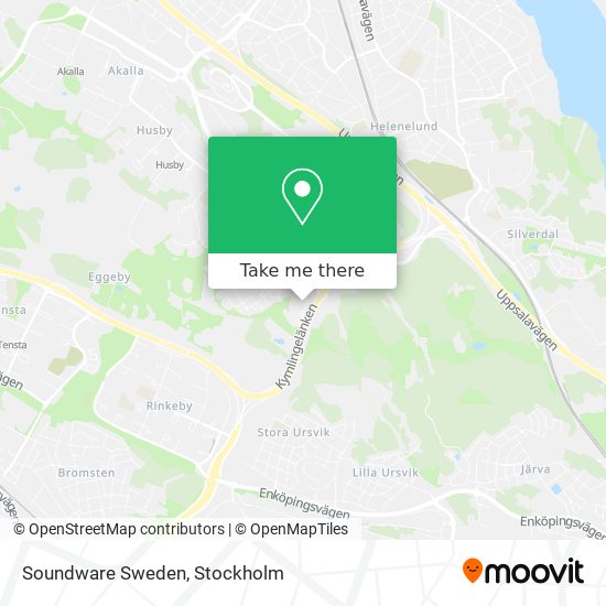 Soundware Sweden map