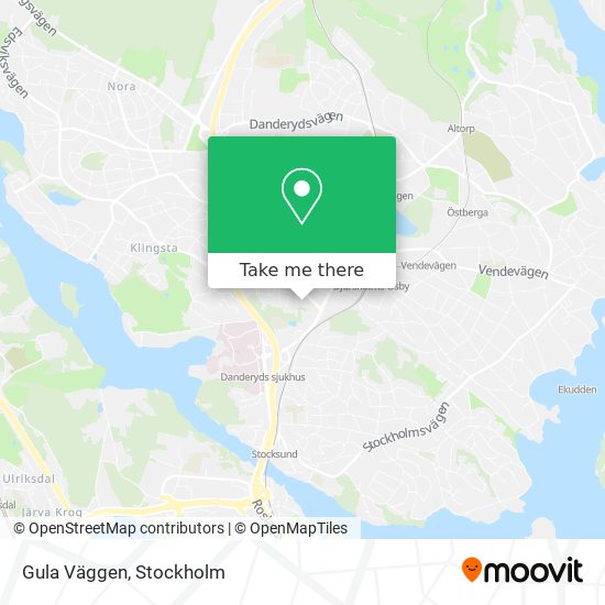 Gula Väggen map