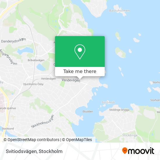 Svitiodsvägen map