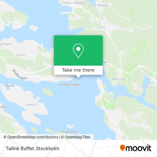 Tallink Buffet map