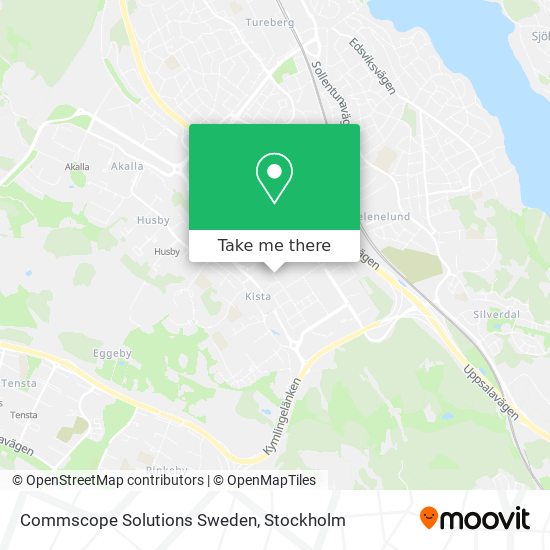 Commscope Solutions Sweden map