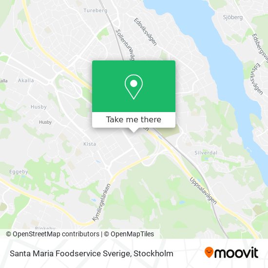 Santa Maria Foodservice Sverige map