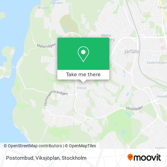Postombud, Viksjöplan map
