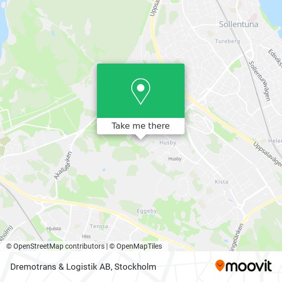 Dremotrans & Logistik AB map