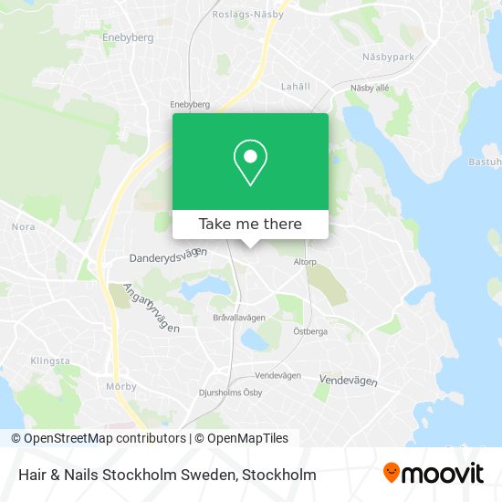 Hair & Nails Stockholm Sweden map