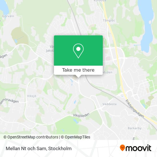 Mellan Nt och Sam map