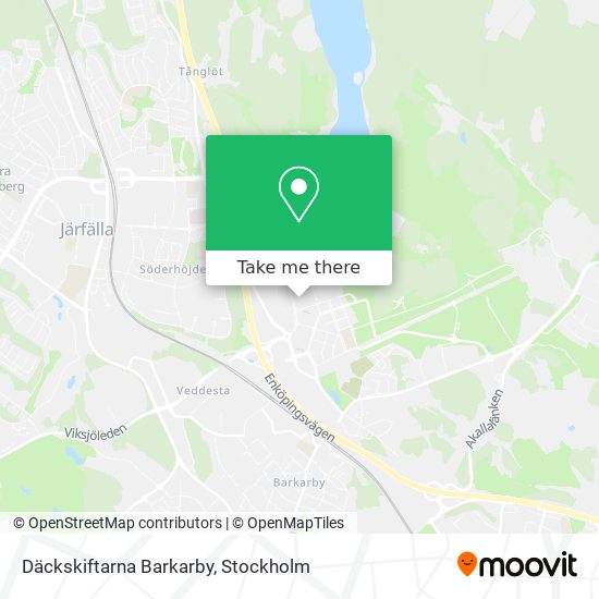 Däckskiftarna Barkarby map
