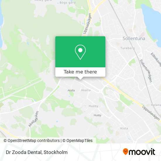 Dr Zooda Dental map
