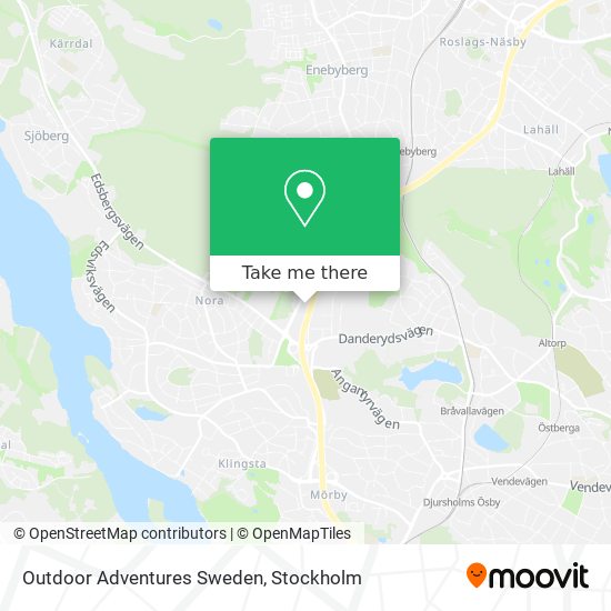 Outdoor Adventures Sweden map