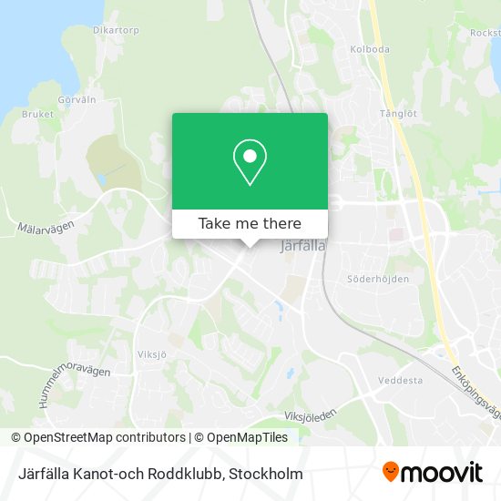 Järfälla Kanot-och Roddklubb map