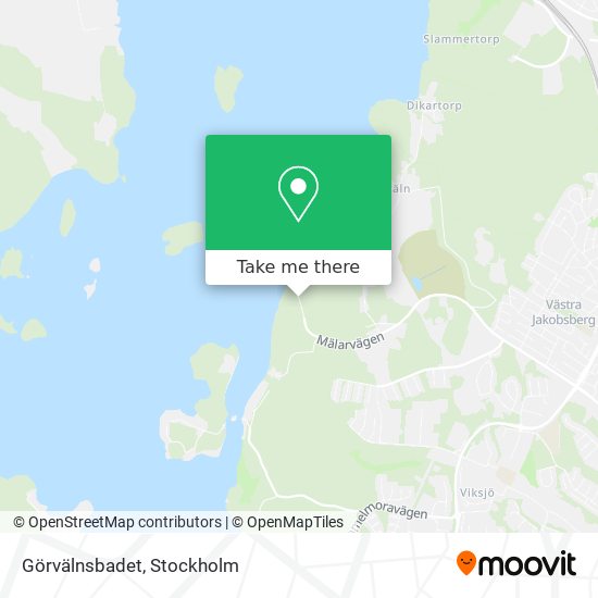 Görvälnsbadet map