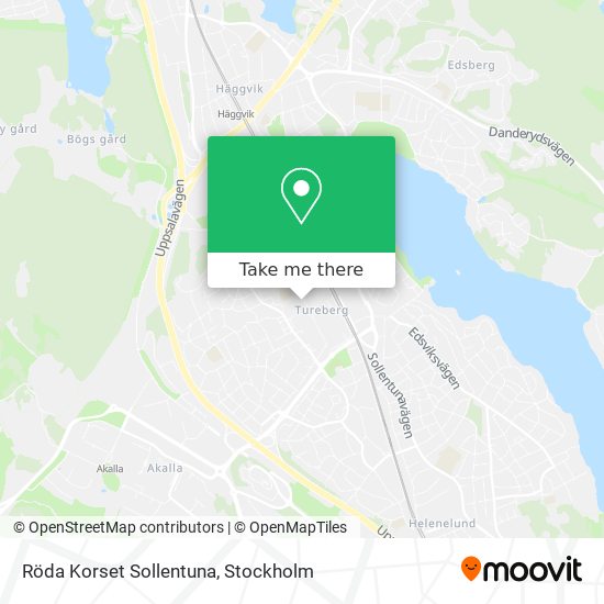 Röda Korset Sollentuna map