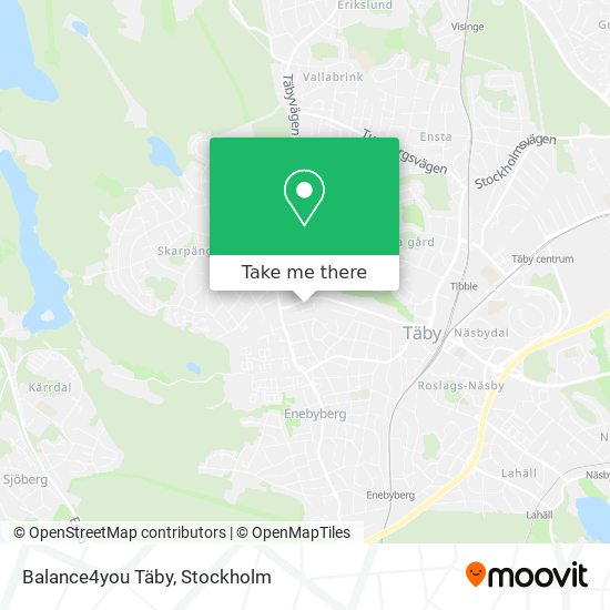 Balance4you Täby map