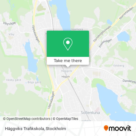 Häggviks Trafikskola map