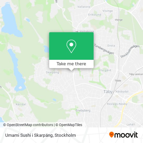 Umami Sushi i Skarpäng map