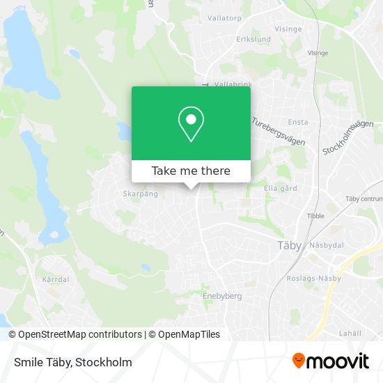 Smile Täby map