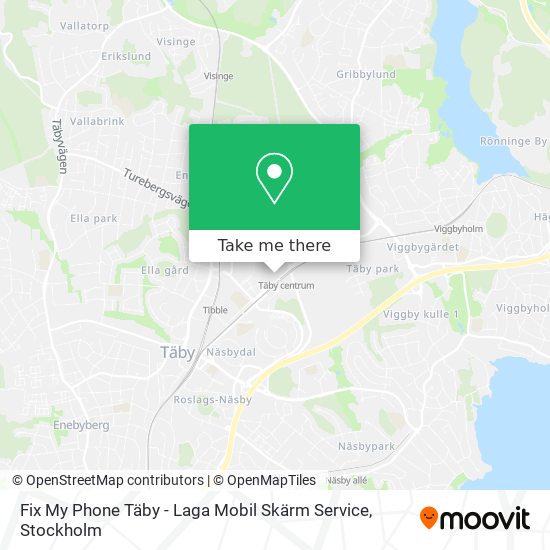 Fix My Phone Täby - Laga Mobil Skärm Service map