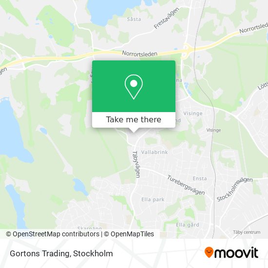 Gortons Trading map