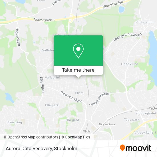 Aurora Data Recovery map