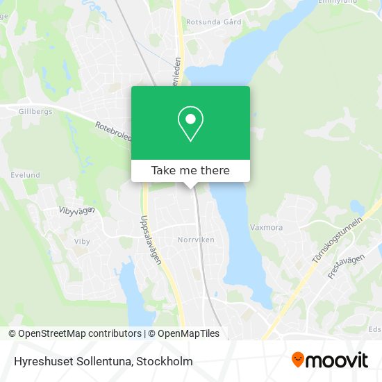 Hyreshuset Sollentuna map