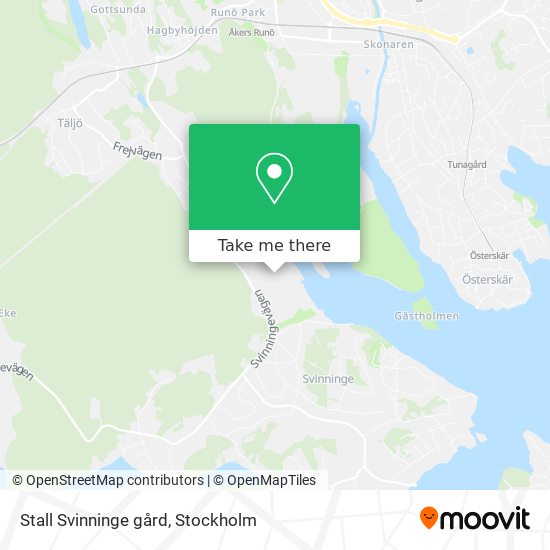 Stall Svinninge gård map
