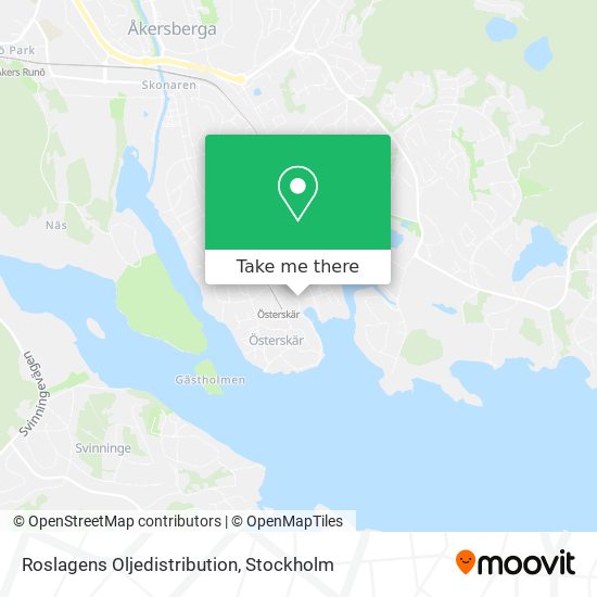 Roslagens Oljedistribution map