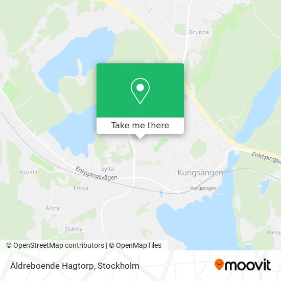 Äldreboende Hagtorp map