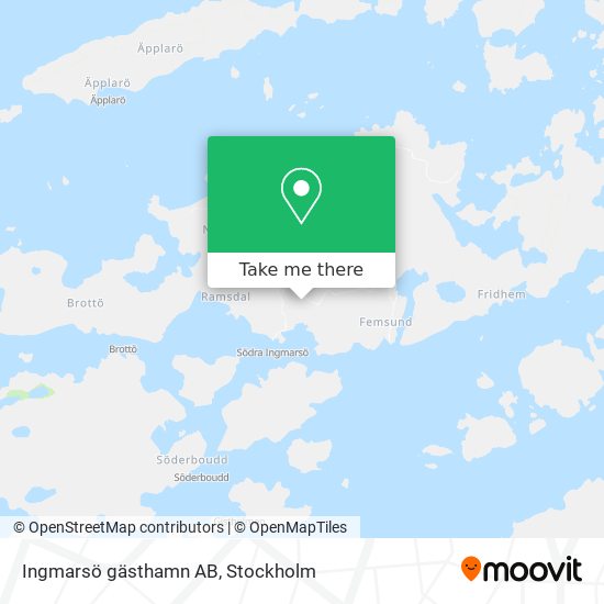 Ingmarsö gästhamn AB map