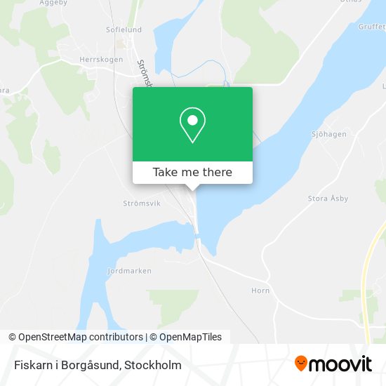 Fiskarn i Borgåsund map