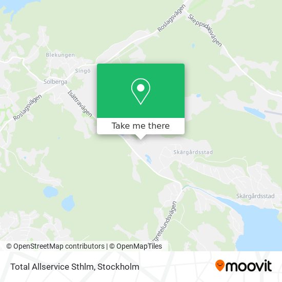 Total Allservice Sthlm map