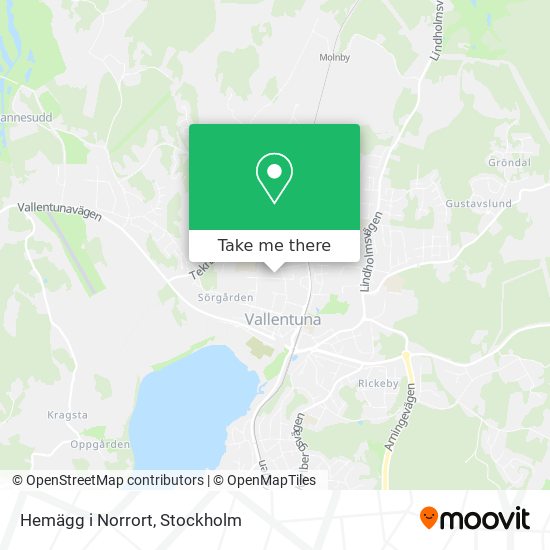 Hemägg i Norrort map