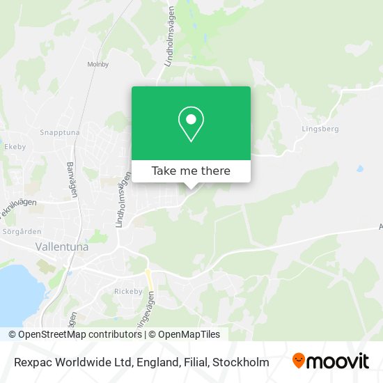 Rexpac Worldwide Ltd, England, Filial map