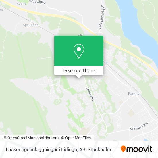 Lackeringsanläggningar i Lidingö, AB map