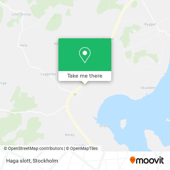 Haga slott map