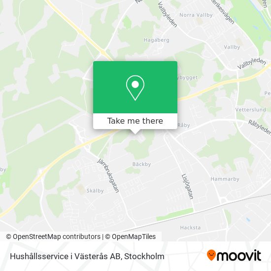 Hushållsservice i Västerås AB map