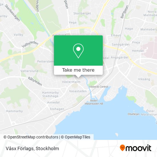 Våsx Förlags map