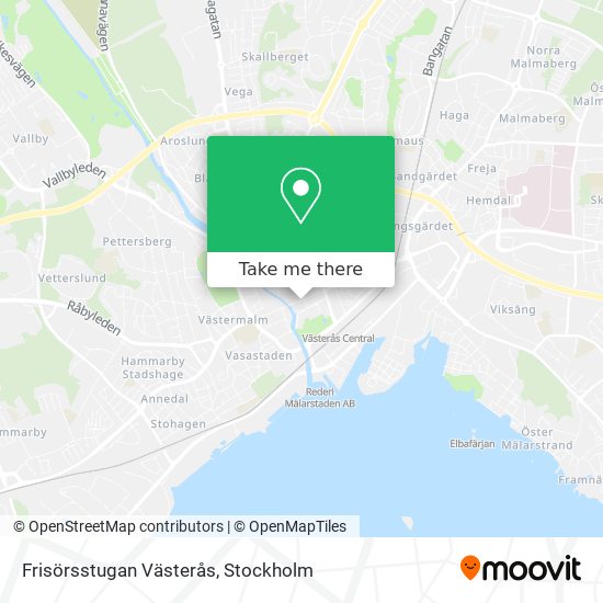 Frisörsstugan Västerås map