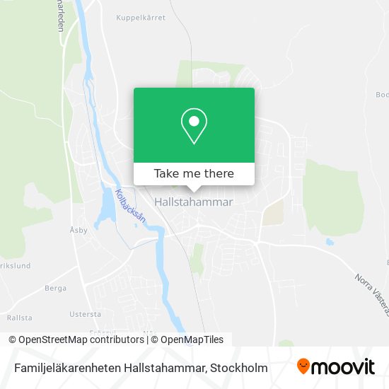 Familjeläkarenheten Hallstahammar map