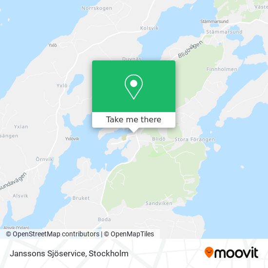 Janssons Sjöservice map